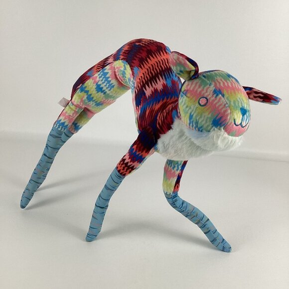 Meow Wolf Bearret 14" Plush Poseable Stuffed Animal Toy Multicolor Souvenir - Picture 2 of 7